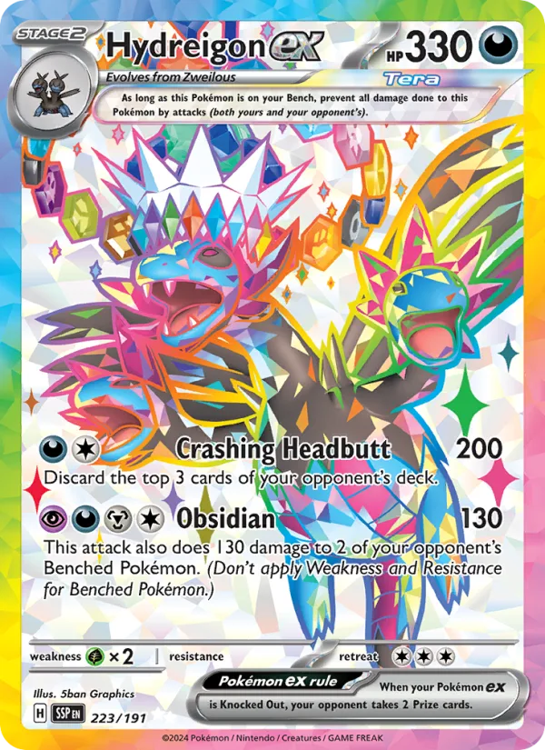 Hydreigon ex · Surging Sparks 223/191