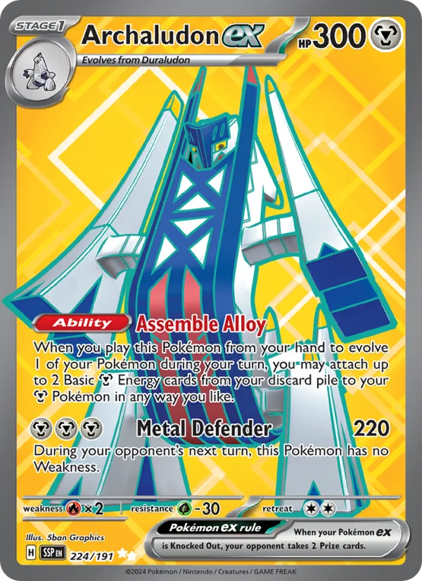 Archaludon ex · Surging Sparks 224/191