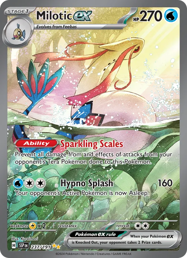 Milotic ex · Surging Sparks 237/191