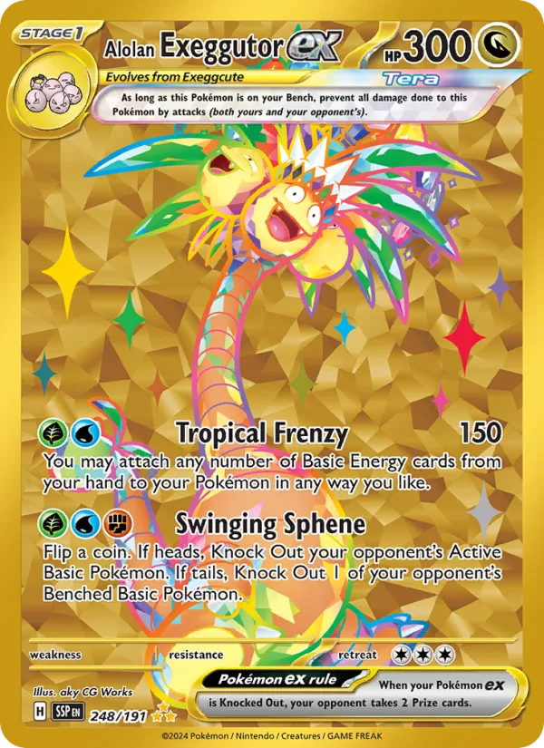 Alolan Exeggutor ex · Surging Sparks 248/191
