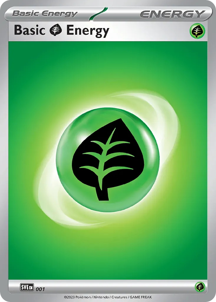Grass Energy · Scarlet & Violet Energy 017/24