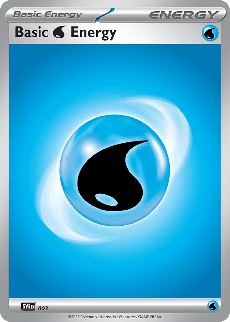 Water Energy · Scarlet & Violet Energy 019/24