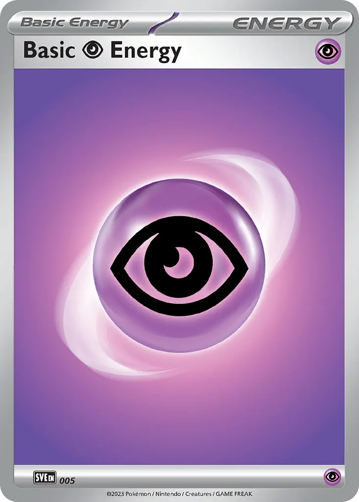 Psychic Energy · Scarlet & Violet Energy 021/24