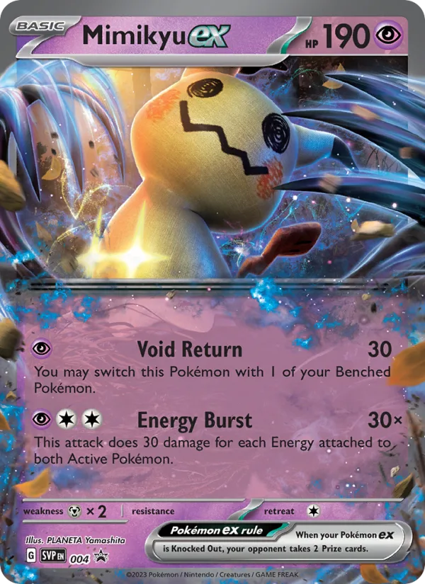 Mimikyu ex · SVP Black Star Promos 004/225