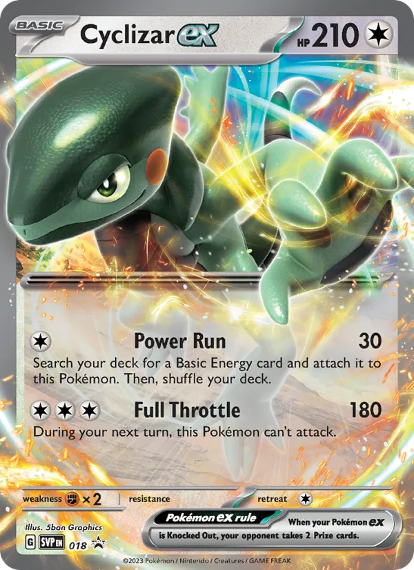 Cyclizar ex · SVP Black Star Promos 018/225