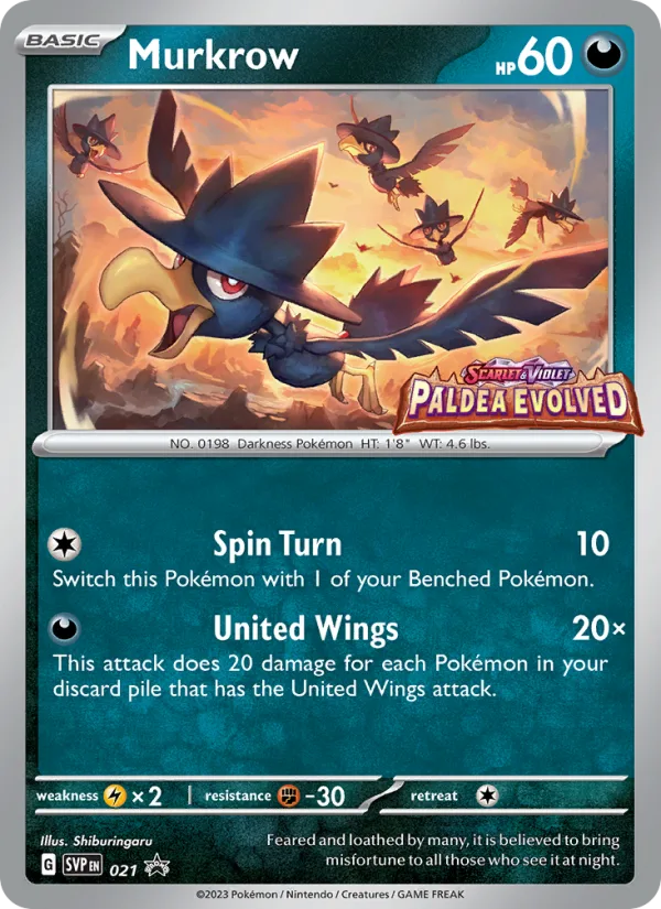Murkrow · SVP Black Star Promos 021/225