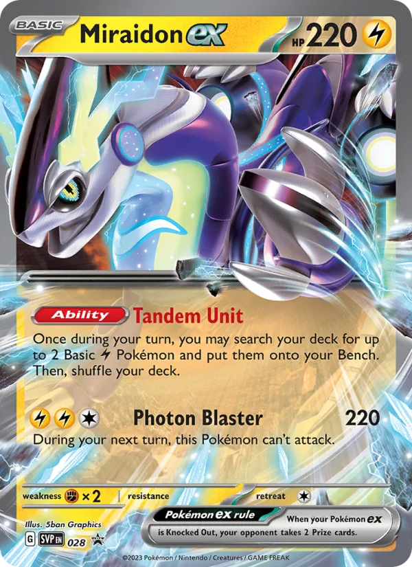 Miraidon ex · SVP Black Star Promos 028/225