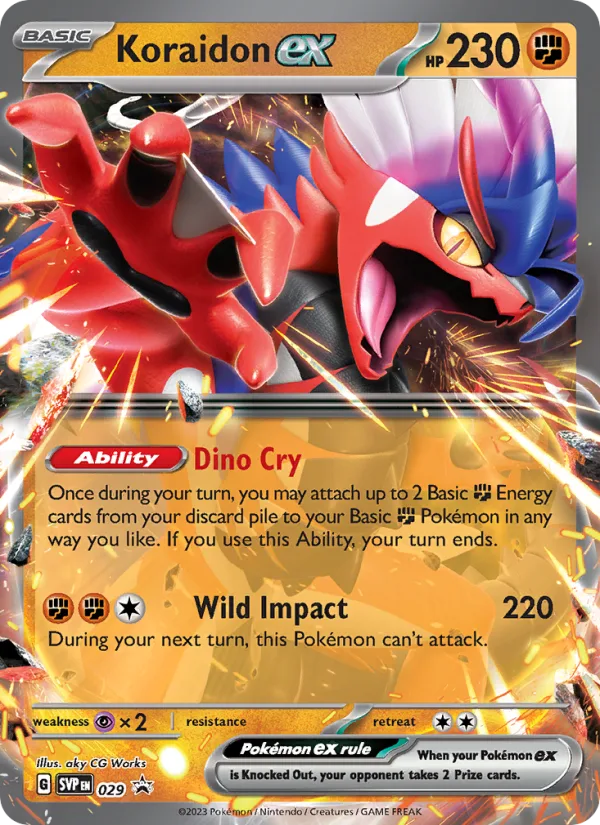Koraidon ex · SVP Black Star Promos 029/225