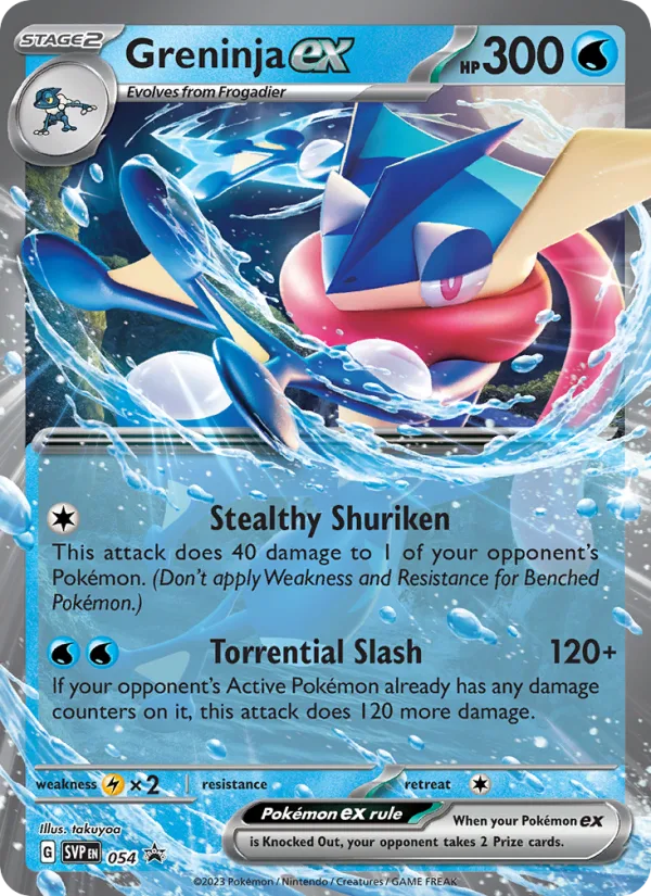 Greninja ex · SVP Black Star Promos 054/225