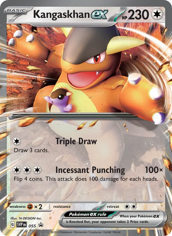 Kangaskhan ex · SVP Black Star Promos 055/225