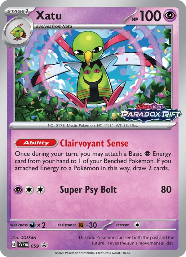 Xatu · SVP Black Star Promos 059/225
