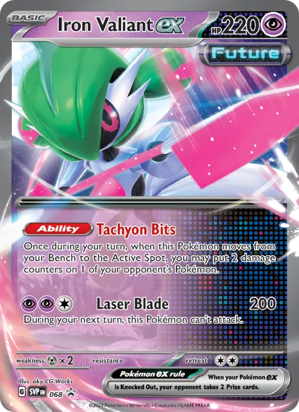 Iron Valiant ex · SVP Black Star Promos 068/225