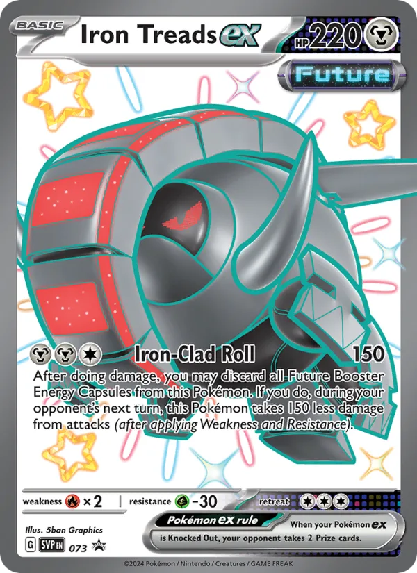 Iron Treads ex · SVP Black Star Promos 073/225