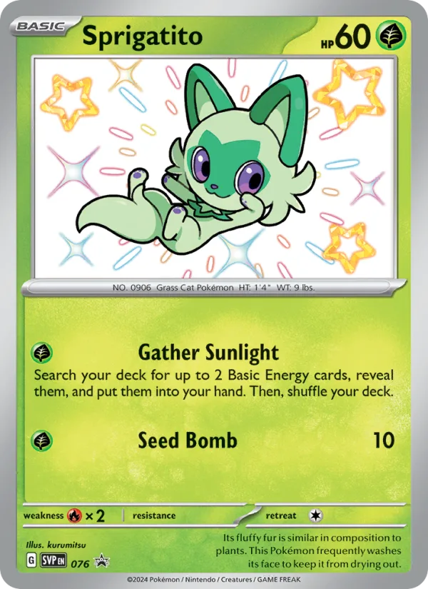 Sprigatito · SVP Black Star Promos 076/225