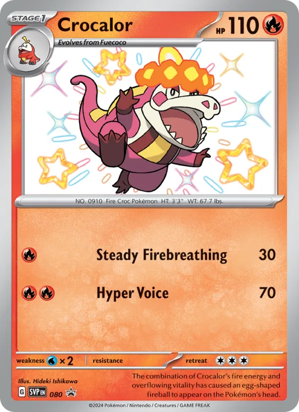 Crocalor · SVP Black Star Promos 080/225