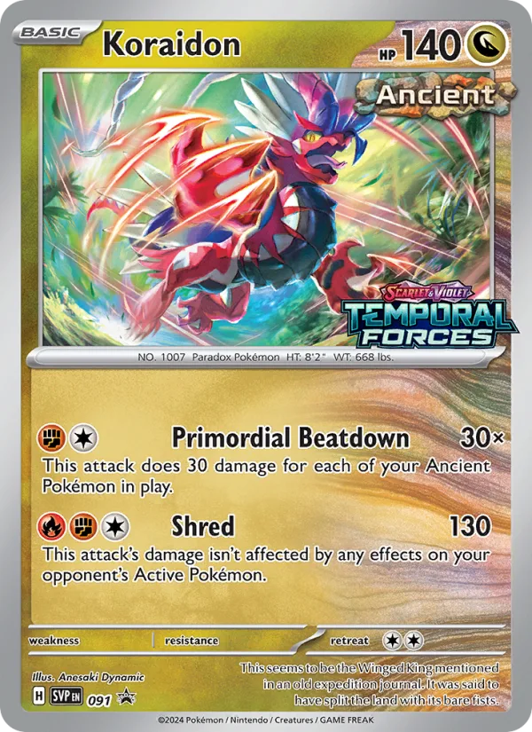 Koraidon · SVP Black Star Promos 091/225