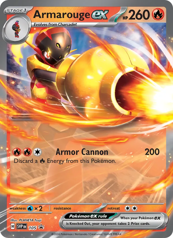 Armarouge ex · SVP Black Star Promos 105/225