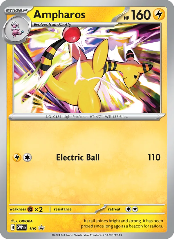 Ampharos · SVP Black Star Promos 109/225