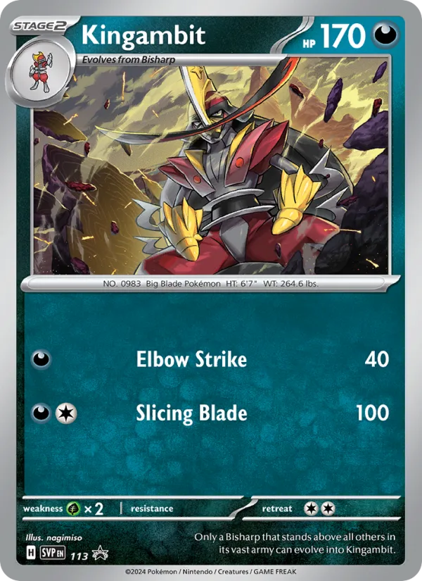 Kingambit · SVP Black Star Promos 113/225