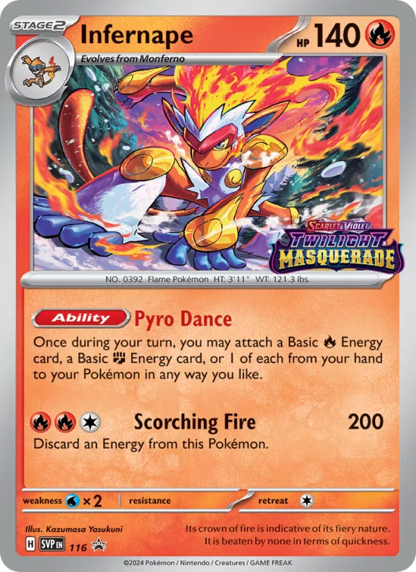 Infernape · SVP Black Star Promos 116/225