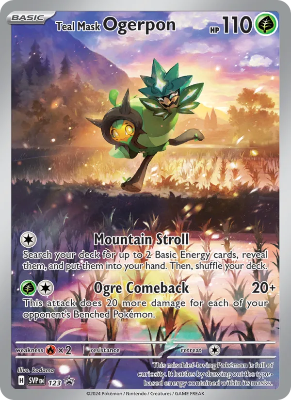 Teal Mask Ogerpon · SVP Black Star Promos 123/225
