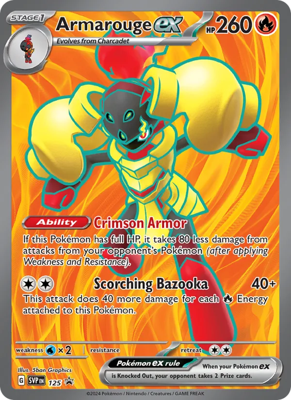 Armarouge ex · SVP Black Star Promos 125/225