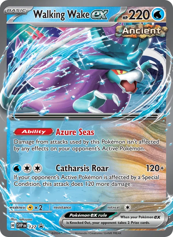 Walking Wake ex · SVP Black Star Promos 127/225
