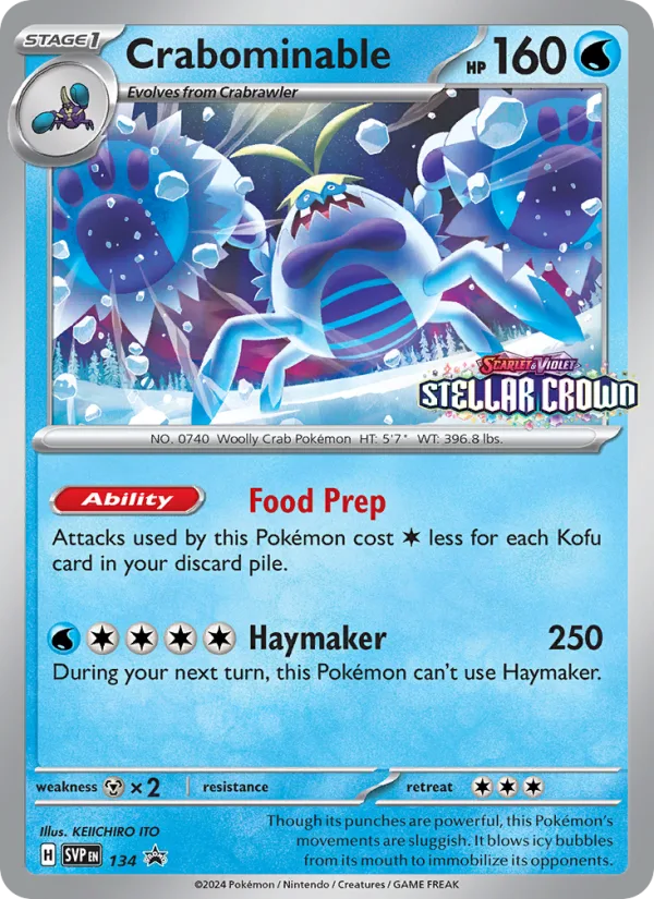 Crabominable · SVP Black Star Promos 134/225