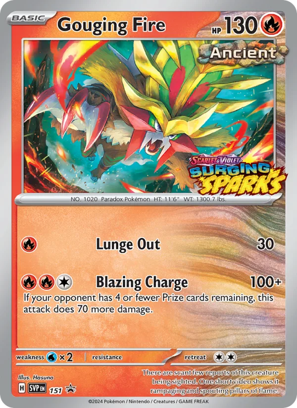 Gouging Fire · SVP Black Star Promos 151/225