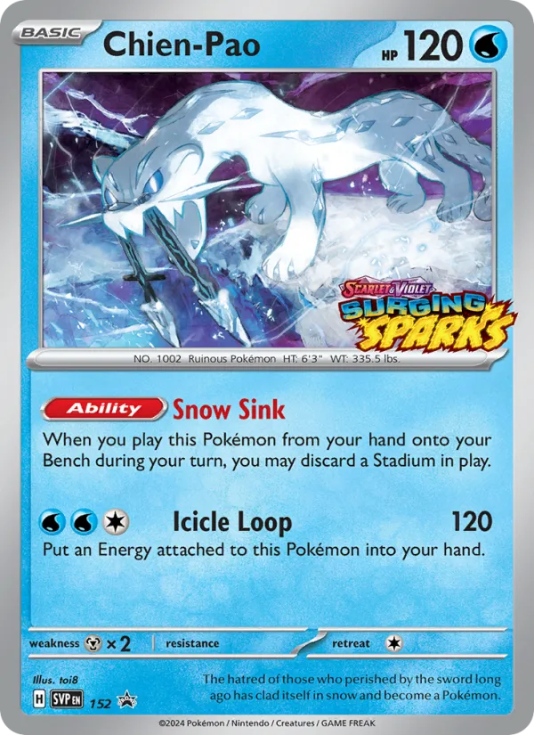 Chien-Pao · SVP Black Star Promos 152/225
