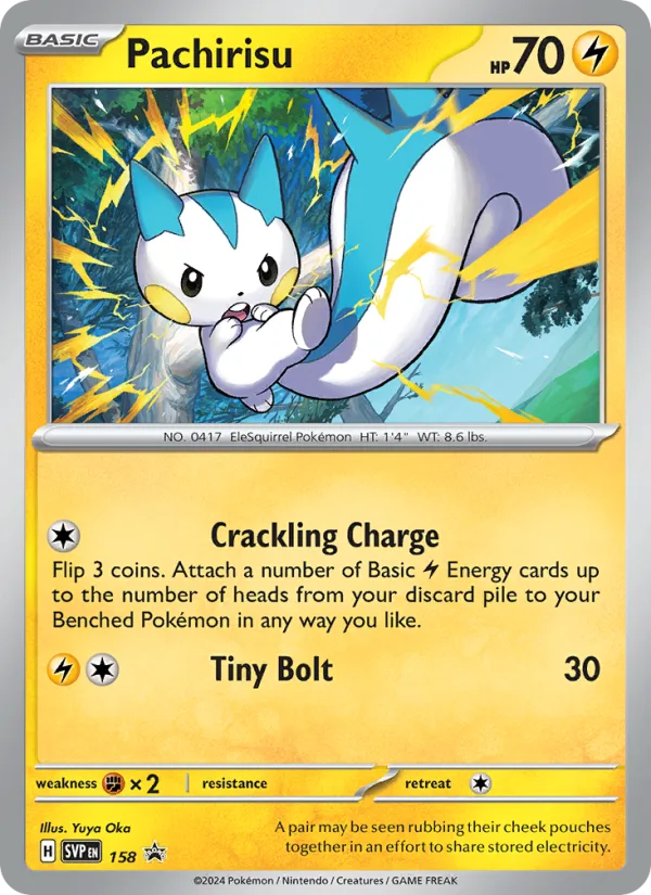 Pachirisu · SVP Black Star Promos 158/225