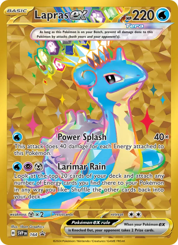 Lapras ex · SVP Black Star Promos 164/225