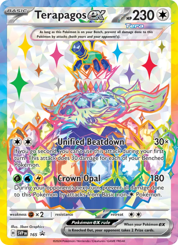Terapagos ex · SVP Black Star Promos 165/225