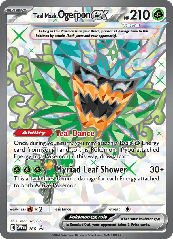 Teal Mask Ogerpon ex · SVP Black Star Promos 166/225