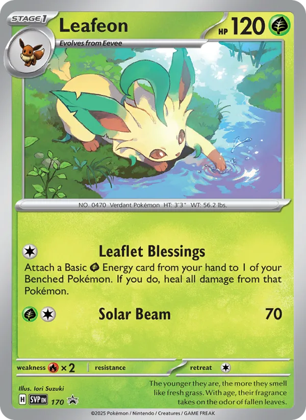 Leafeon · SVP Black Star Promos 170/225