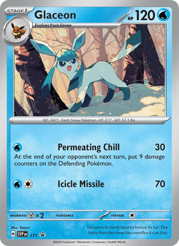 Glaceon · SVP Black Star Promos 171/225