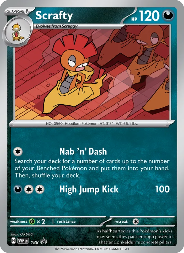 Scrafty · SVP Black Star Promos 188/225