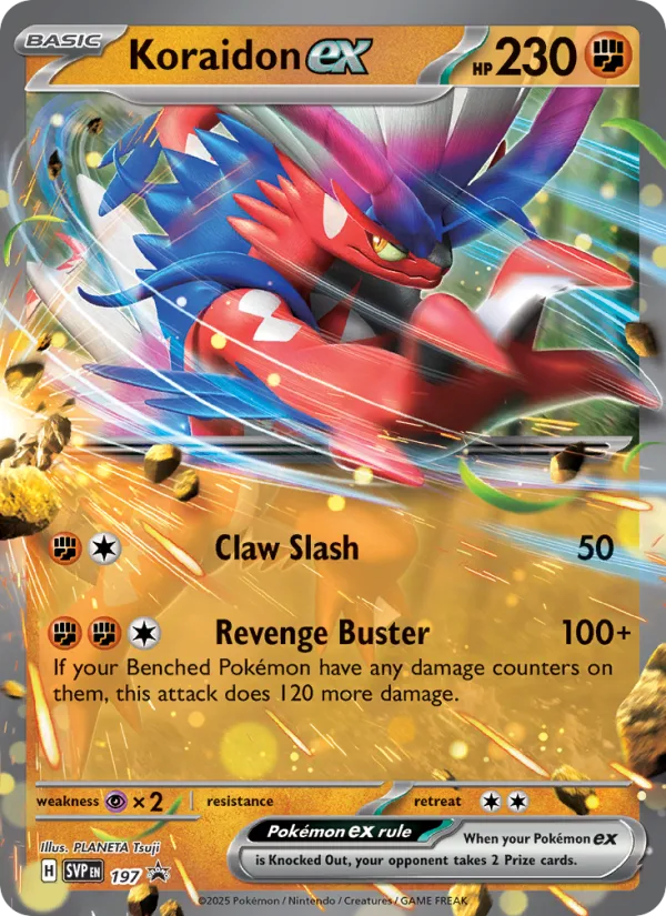 Koraidon ex · SVP Black Star Promos 197/225