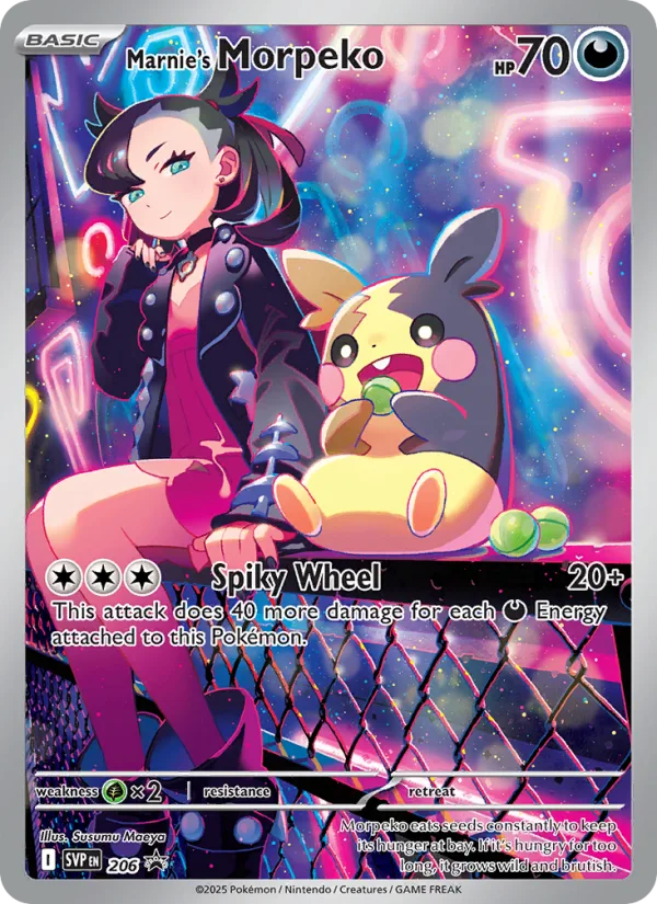 Marnie's Morpeko · SVP Black Star Promos 206/225
