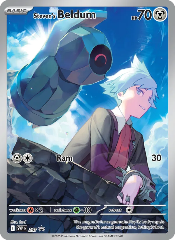 Steven's Beldum · SVP Black Star Promos 207/225