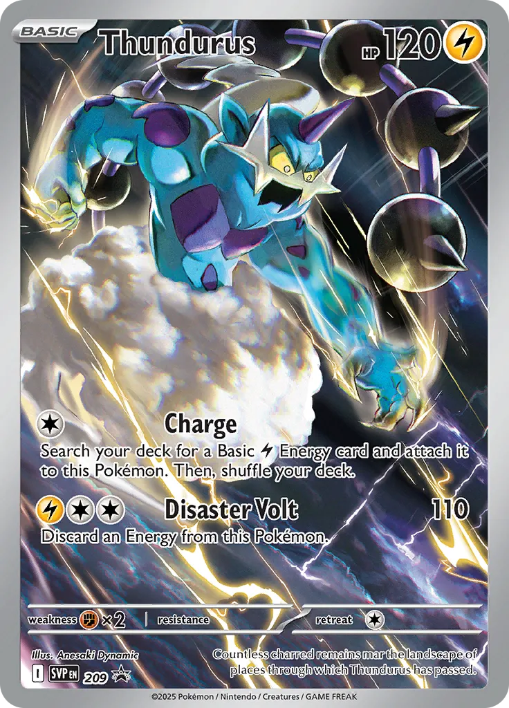 Thundurus · SVP Black Star Promos 209/225