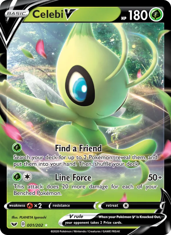 Celebi V · Sword & Shield 1/202