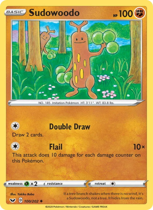 Sudowoodo · Sword & Shield 100/202