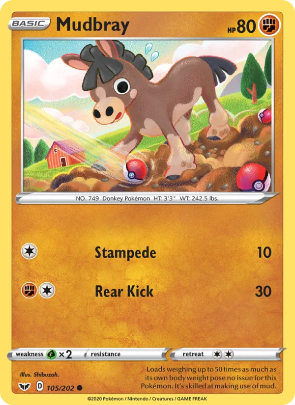 Mudbray · Sword & Shield 105/202