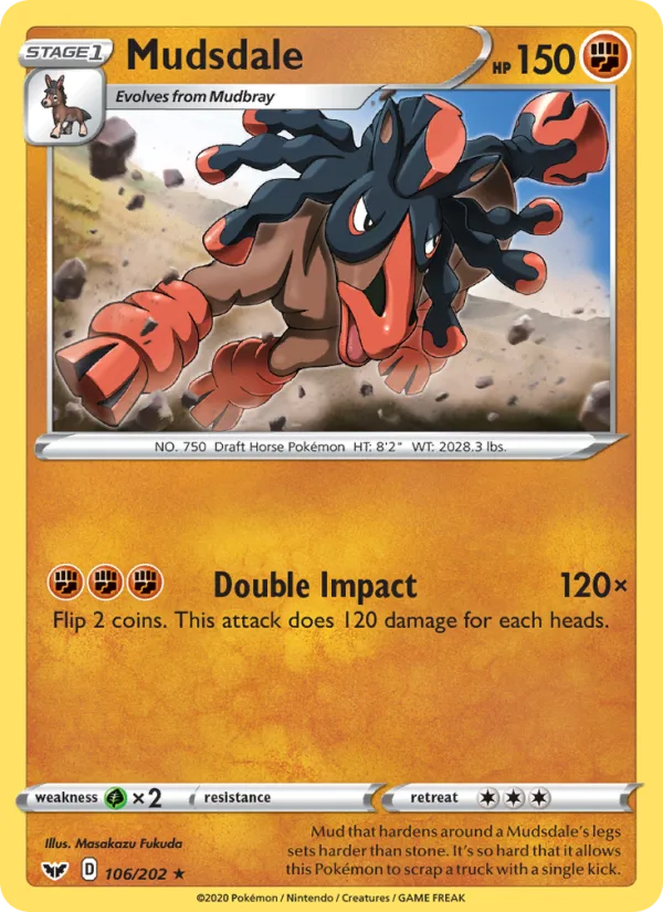 Mudsdale · Sword & Shield 106/202