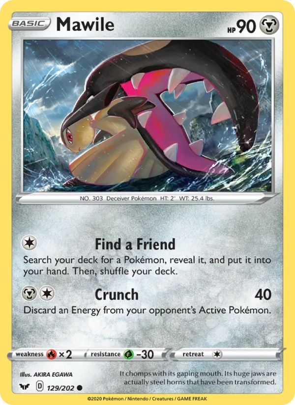 Mawile · Sword & Shield 129/202