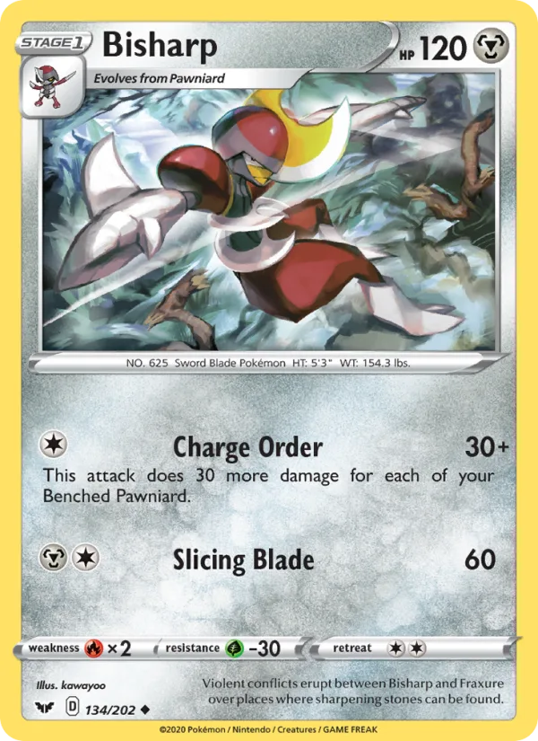 Bisharp · Sword & Shield 134/202