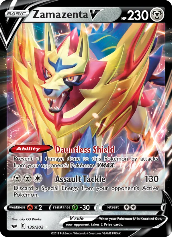 Zamazenta V · Sword & Shield 139/202