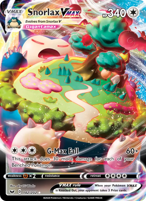 Snorlax VMAX · Sword & Shield 142/202