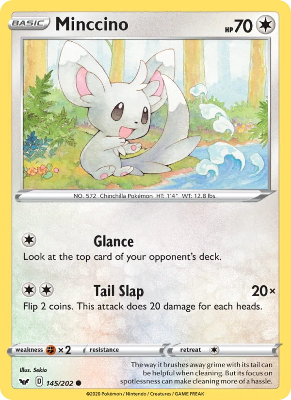 Minccino · Sword & Shield 145/202